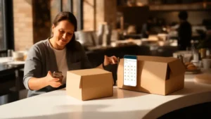 Como fidelizar clientes no delivery: dono de restaurante atendendo pedido no WhatsApp com cardápio digital